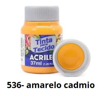 TINTA TECIDO ACRILEX AMARELOS /LARANJAS